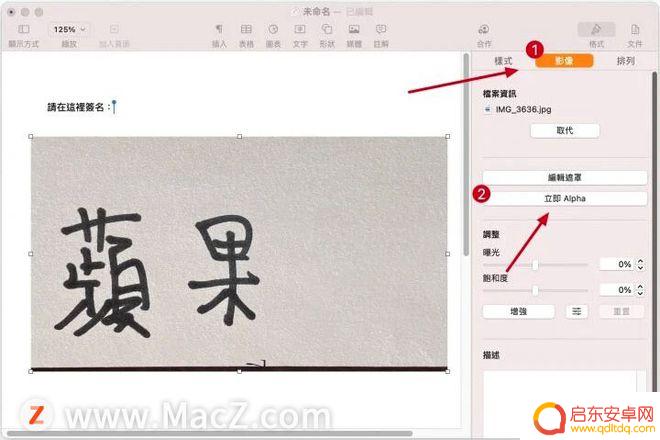 手机苹果电子文件怎么签名 iPhone和Mac上如何在照片和文件上加入个人签名