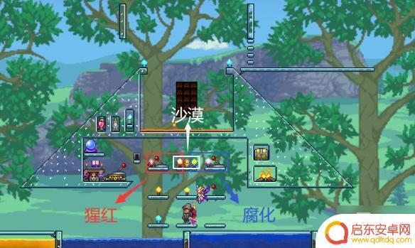 手游泰拉瑞亚钓鱼场攻略 《泰拉瑞亚》多环境刷怪渔场建造攻略