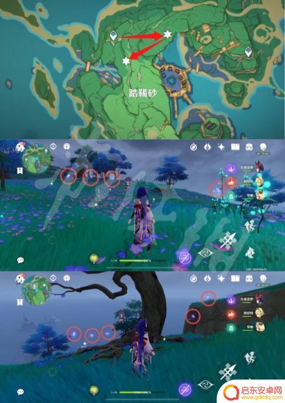 原神金蝶采集路线 《原神》晶蝶捕捉密集点位置图