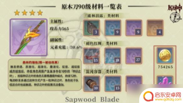 原神新武器原木刀怎么获得 《原神》原木刀获得攻略