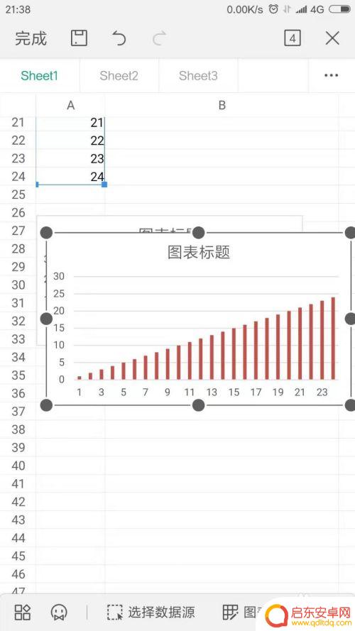 手机wps怎么数据图 手机WPS表格如何插入条形图