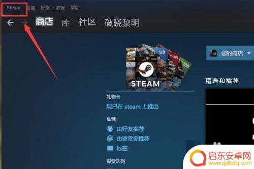 steam怎么开共享 Steam如何分享游戏库