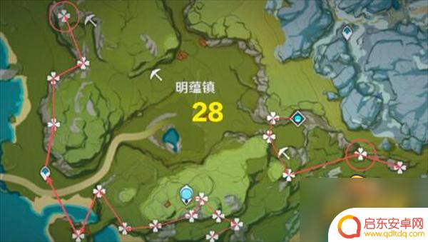 原神琉璃袋位置图 琉璃袋在哪里采集最快