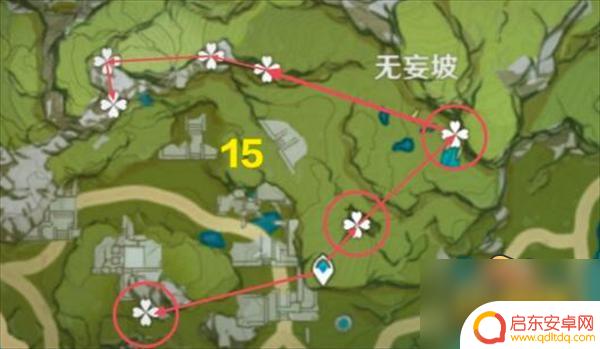 原神琉璃袋位置图 琉璃袋在哪里采集最快