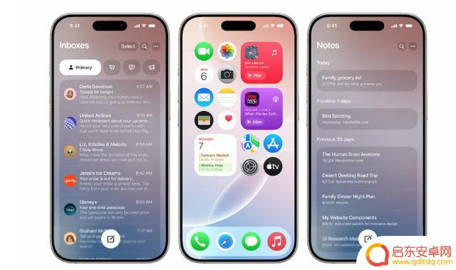 iOS19功能预览:全新界面设计、AISiri全面升级!