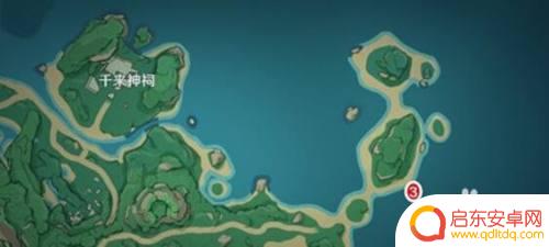 原神鹤观钱箱位置 《原神》鹤观岛水钱箱位置图解
