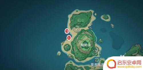 原神鹤观钱箱位置 《原神》鹤观岛水钱箱位置图解