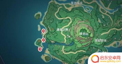原神鹤观钱箱位置 《原神》鹤观岛水钱箱位置图解