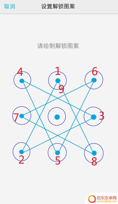 小米手机怎么画手机图案 如何绘制复杂手势密码图案