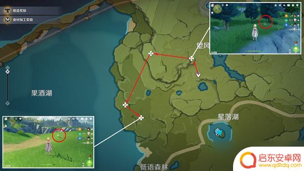原神落落莓的具体位置 原神落落莓在哪个地图上采集
