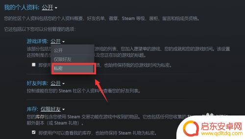 steam隐藏状态 Steam如何隐藏个人动态