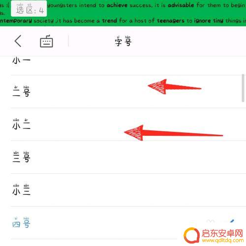 手机打印的文档字体怎么调大小 手机版wps office怎么调整字体的大小