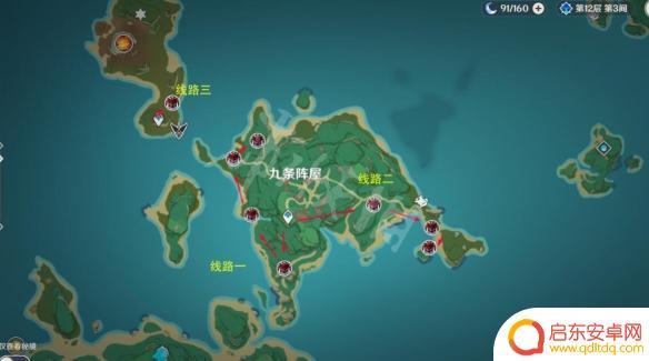 原神伏 原神野伏众地图路线攻略