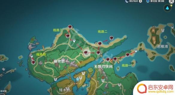 原神伏 原神野伏众地图路线攻略