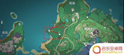 原神稻妻攻略荒海雷神瞳 原神稻妻荒海雷神瞳详细位置分享