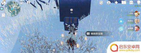 原神雪山七天神像旁边的机关：解密雪山七天神像机关的方法
