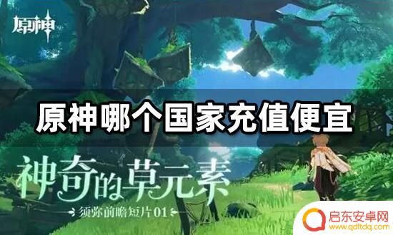 原神氪金哪个国家便宜 原神哪个国家的充值最便宜