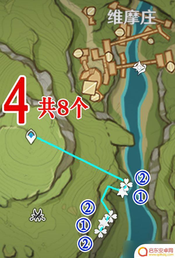 原神波劫莲位置 《原神》劫波莲采集路线建议