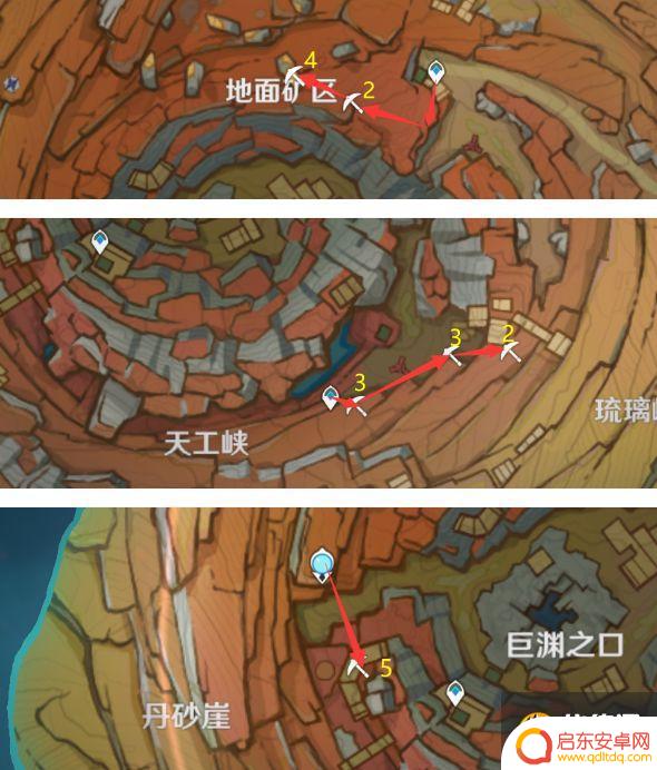 白铁矿原神分布采集路线 原神白铁矿位置分布图大全