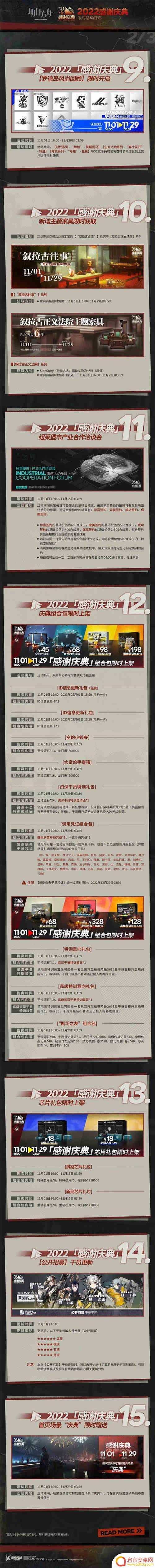 3.5周年明日方舟 明日方舟3.5周年活动合作活动合集