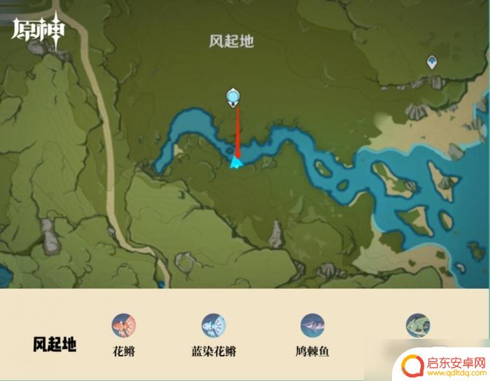 原神钓鱼地图 原神2022钓鱼点图文攻略