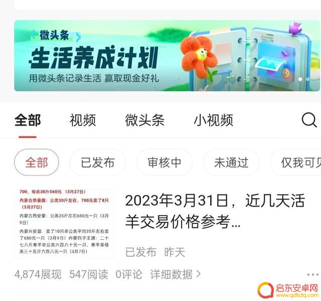 抖音发布的微头条(抖音发布微头条赚钱)