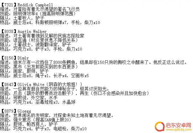 奇异大陆如何隐藏角色 奇妙探险队人物技能属性一览