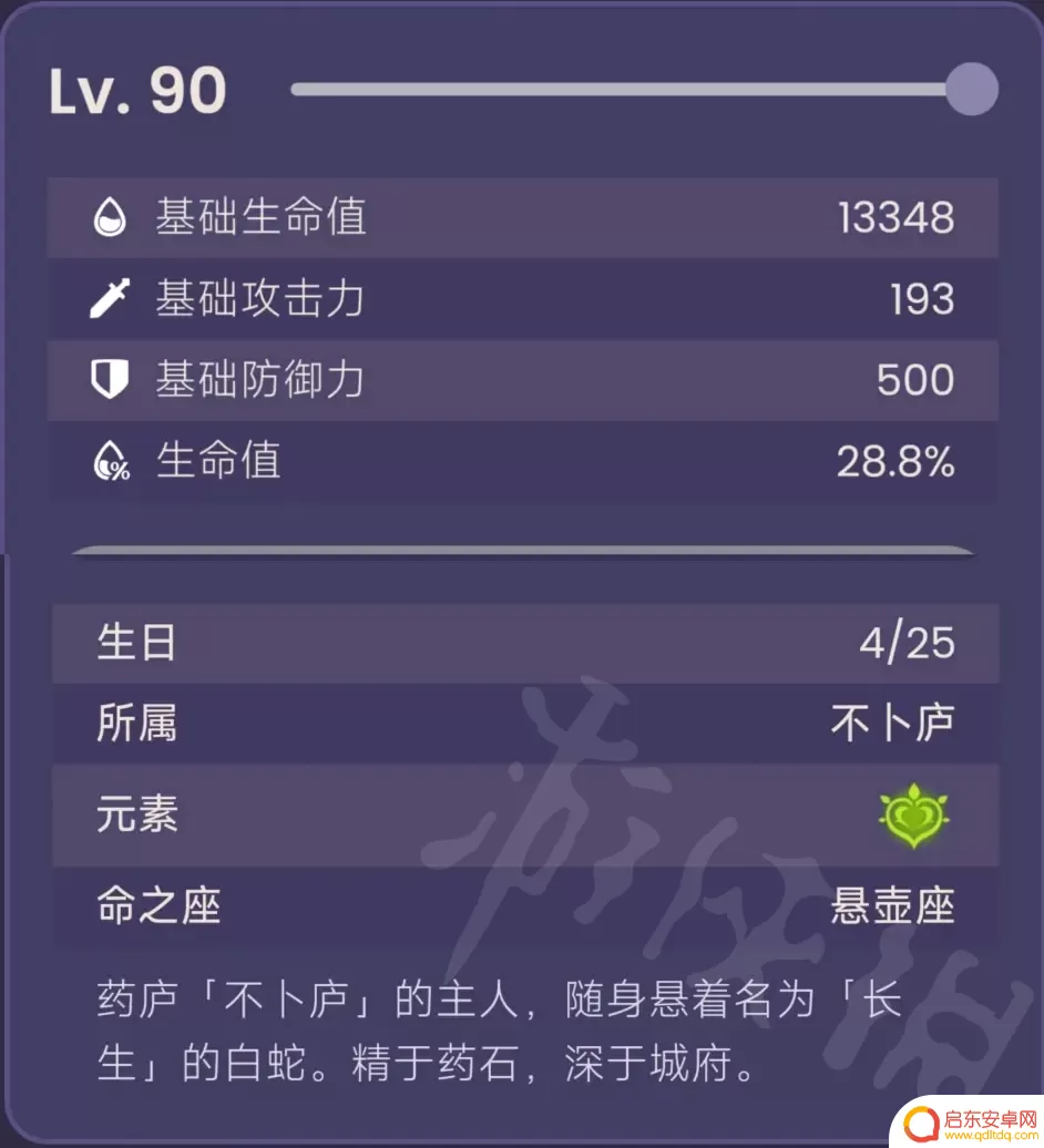 原神白术什么属性 《原神》白术技能属性特点