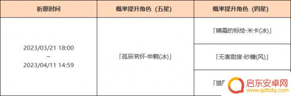 原神3.5下半是几月几号 《原神》3.5下半卡池时间与祈愿内容介绍