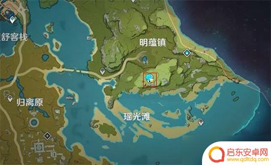 原神夜泊长什么样 原神夜泊石高清地图