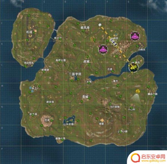香肠派对城镇 《香肠派对》经典地图资源分布图