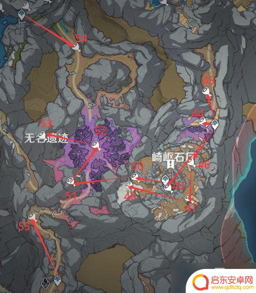原神流明石原矿分布图 原神流明石原矿位置查询