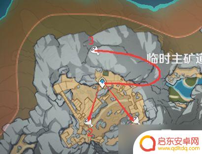 原神流明石原矿分布图 原神流明石原矿位置查询