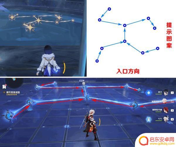 原神收集星星攻略图文 《原神》亘古的苍星主线解谜技巧