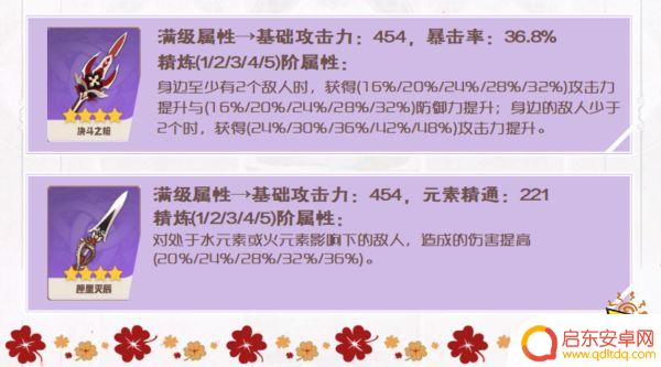 原神香菱适合什么四星武器 香菱适合使用的四星武器推荐