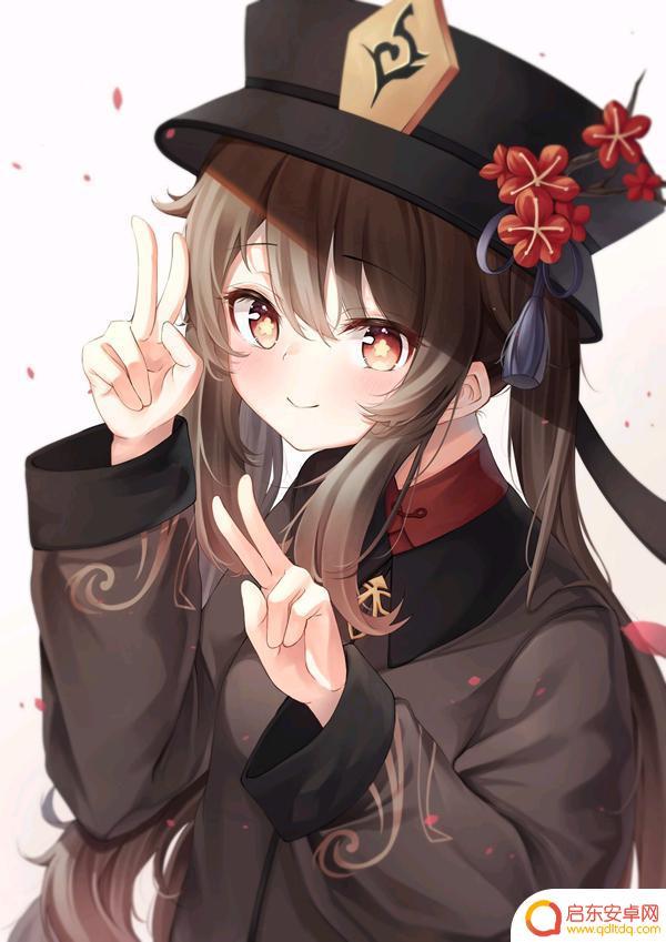 原神图片胡桃q版 原神胡桃高清头像素材