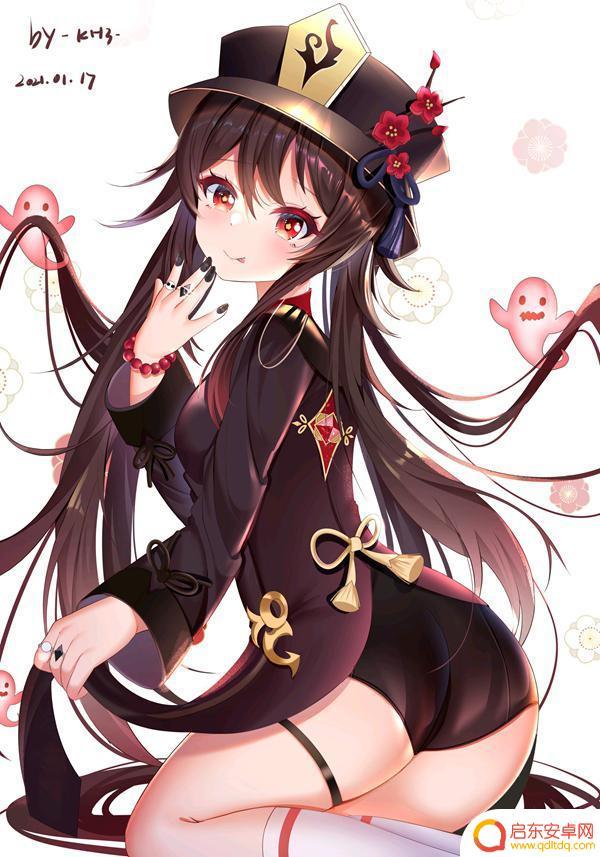 原神图片胡桃q版 原神胡桃高清头像素材