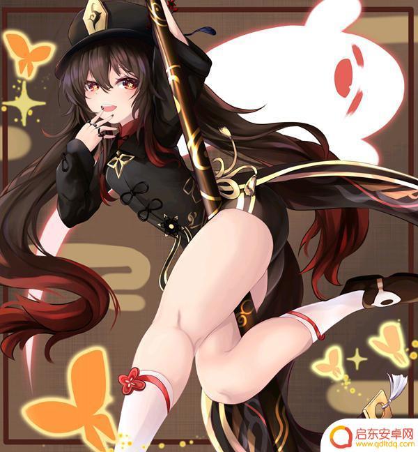 原神图片胡桃q版 原神胡桃高清头像素材