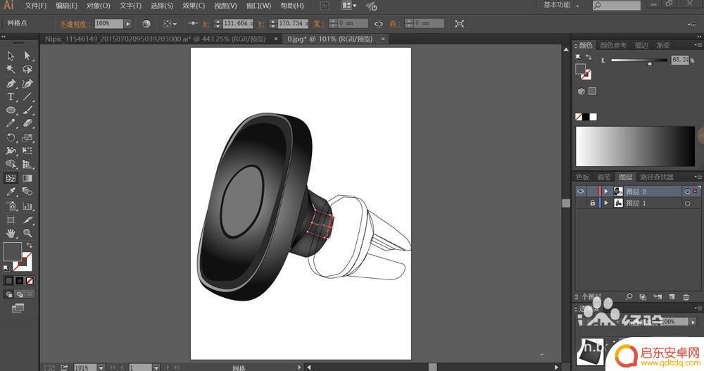 怎么画手机支架 手机支架概念图的制作方法