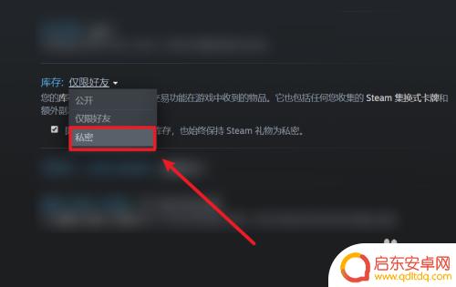 steam非公开 怎样设置Steam中不公开库存游戏