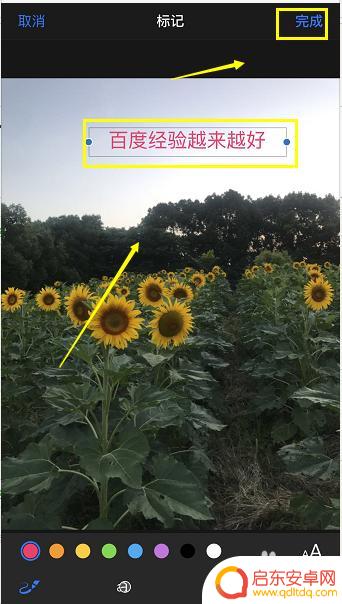 苹果手机相册图片如何添加文字 iPhone照片编辑功能怎么添加文字