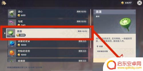 原神莲蓬在哪买不卜户 原神手游莲蓬如何购买