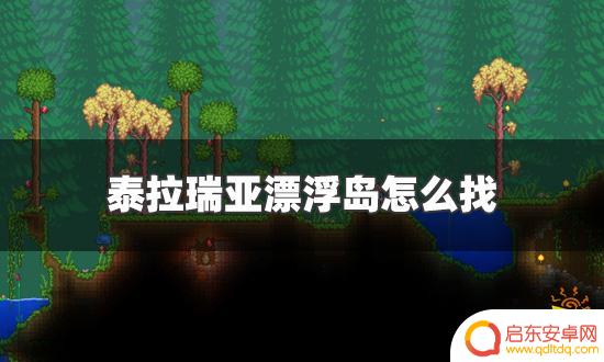 泰拉瑞亚浮空岛怎么找找到 泰拉瑞亚漂浮岛寻找攻略