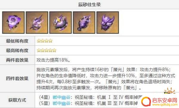 原神魈的圣遗物属性搭配 原神魈最佳圣遗物套装选择推荐
