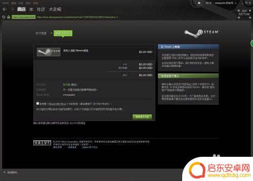 怎么在steam上充值5美元 怎样往Steam账户里充钱