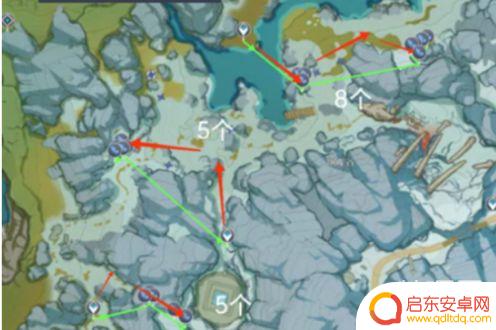 原神雪山银矿石位置 原神星银矿石位置图与采集路线分布图
