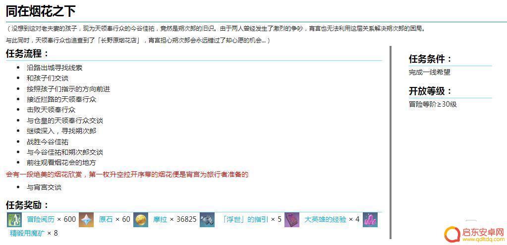 原神角色任务奖励 原神传说任务奖励怎么样