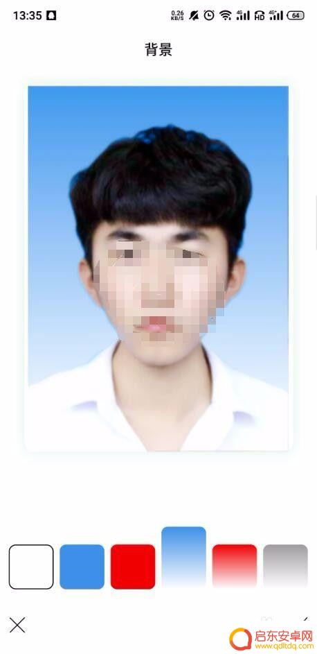 华为手机如何将照片底色换色 华为手机如何更换证件照底色