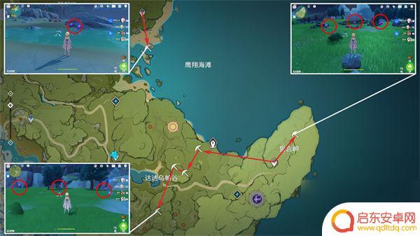 原神电气水晶采集路线图 原神电气水晶采集地点