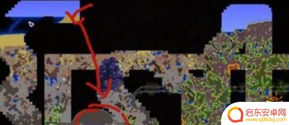 泰拉瑞亚大地图微光湖位置 泰拉瑞亚微光湖详细图文位置